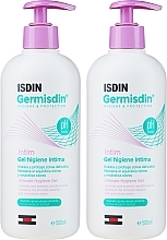 Set - Isdin Germisdin Intim Intimate Hygiene Gel Duo (intim/gel/2x500ml) — photo N2