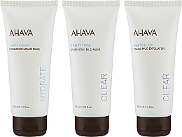 Set - Ahava Mask Trio (hyd/cr/mask/100ml + mask/100ml + exf/100ml) — photo N2