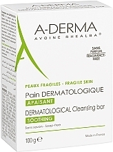 Dermatological Rhealba Oats Soap for Irritated Skin - A-Derma Soap Free Dermatological Bar — photo N1