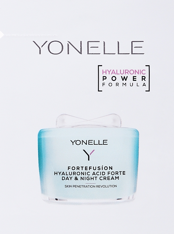 GIFT! Day & Night Cream with Hyaluronic Acid - Yonelle Fortefusion Hyaluronic Acid Forte Day & Night Cream (sample) — photo N1