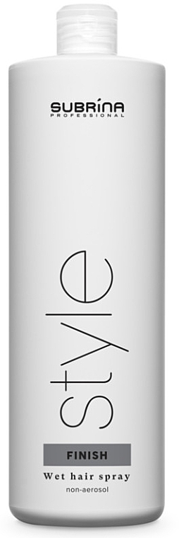 Liquid Hair Spray - Subrina Professional Style Finish Wet Hair Spray — photo N2