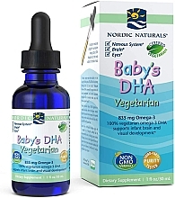 Baby Dietary Supplement "DHA", 835mg - Nordic Naturals Baby's DHA Vegetarian — photo N1