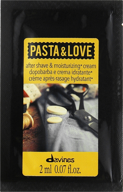 After Shave Cream + Moisturizing Cream - Davines Pasta & Love After Gole + Moisturizing Cream (sample) — photo N1