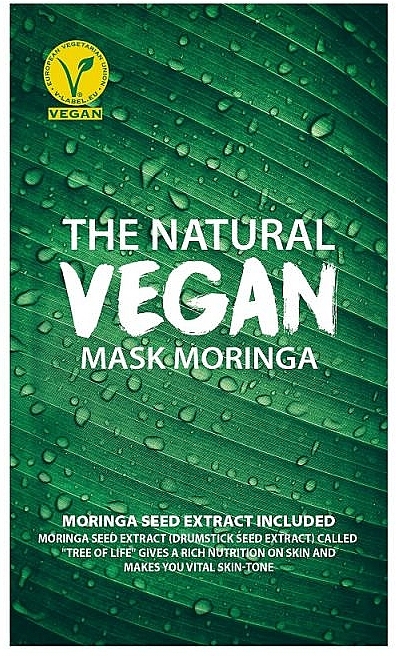 Moringa Facial Sheet Mask - She’s Lab The Natural Vegan Mask Moringa — photo N1
