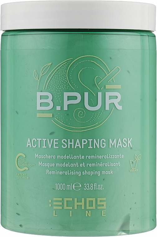 Hair Mask - Echosline B.Pur Remineralising Shaping Mask — photo N3