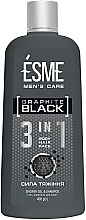 Fragrances, Perfumes, Cosmetics Shampoo & Shower Gel "Force of Gravity" - Esme Graphite Black Shower Gel & Shampoo