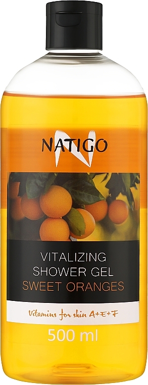 Energizing Shower Gel "Sweet Oranges" - Natigo Vitalizing Shower Gel Sweet Oranges — photo N3