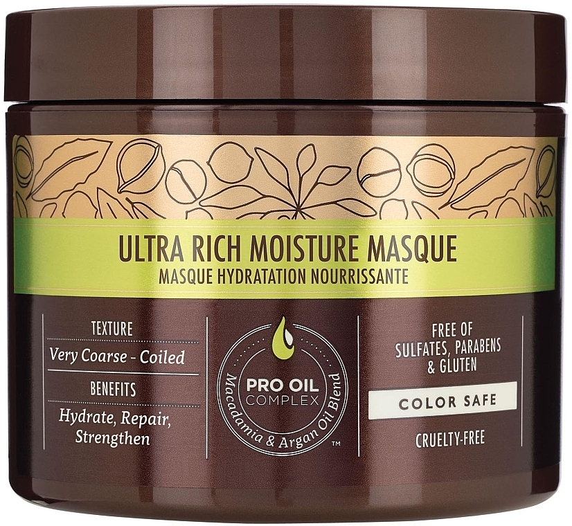 Hydrating Hair Mask - Macadamia Professional Ultra Rich Moisture Masque — photo N1