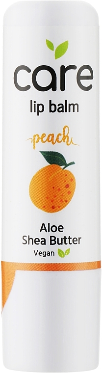 Peach Lip Balm - Quiz Cosmetics Lip Balm Care Peach Aloe & Shea Butter — photo N1