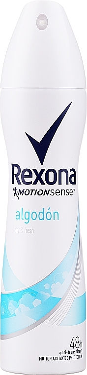 Deodorant Spray "Cotton Dry" - Rexona MotionSense Cotton Dry Anti-Perspirant — photo N3