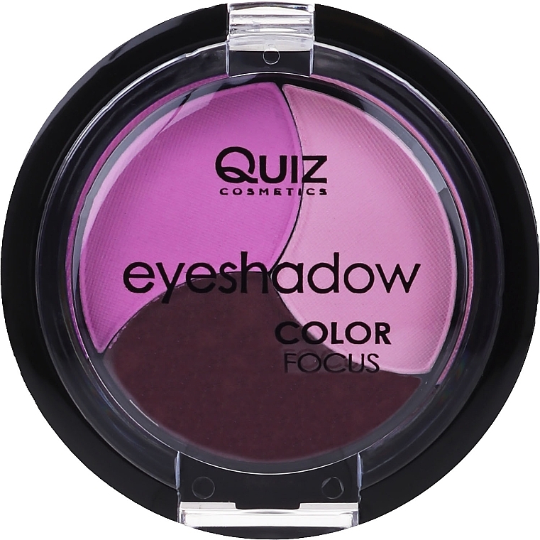 Triple Eyeshadow - Quiz Cosmetics Color Focus Eyeshadow 3 — photo N2