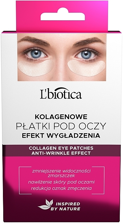 Anti-Wrinkle Collagen Eye Pads - L'biotica Collagen Eye Pads Anti-Wrinkle — photo N1