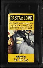 Fragrances, Perfumes, Cosmetics After Shave Cream + Moisturizing Cream - Davines Pasta & Love After Gole + Moisturizing Cream (sample)