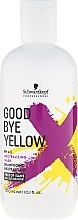 Fragrances, Perfumes, Cosmetics Sulfate-Free Anti-Yellow Shampoo - Schwarzkopf Professional Goodbye Yellow Neutralizing Shampoo