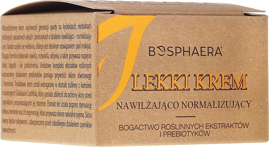 Moisturizing & Normalizing Face Cream - Bosphaera — photo N2