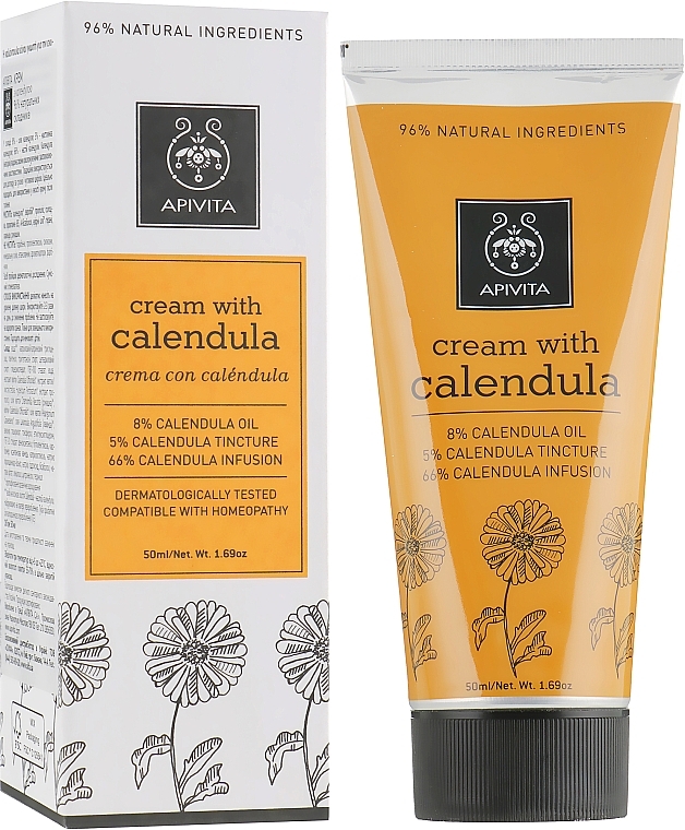 Body Cream - Apivita Healthcare Cream with Calendula — photo N1
