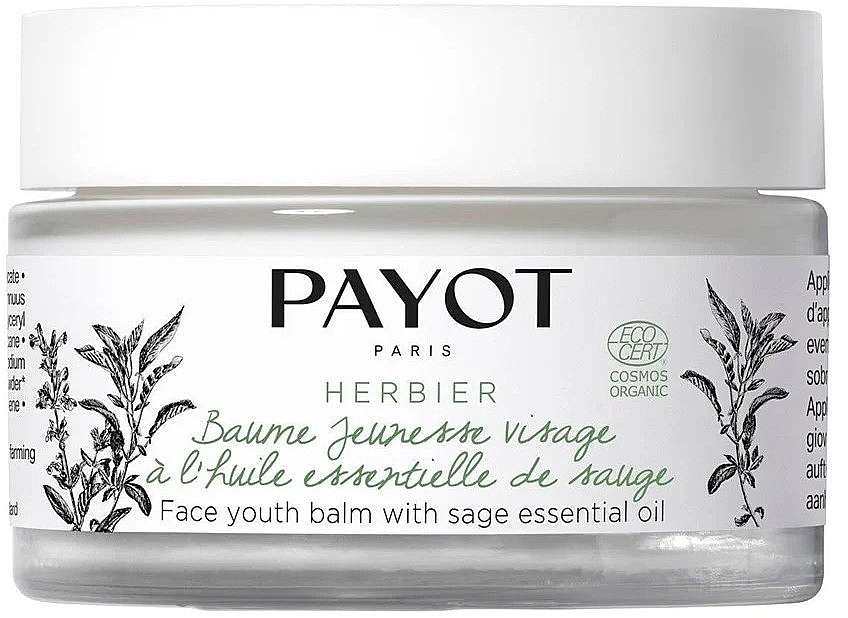 Face Balm with Sage and Olive Oils - Payot Herbier Face Youth Balm — photo N1