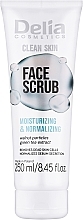 Fragrances, Perfumes, Cosmetics Moisturizing & Normalizing Face Scrub - Delia Clean Skin Face Scrub