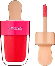 Fragrances, Perfumes, Cosmetics Brush Lip Gloss "Ice Cream", red - Martinelia