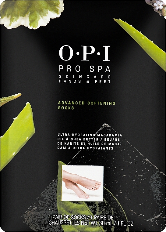 Moisturizing Disposable Socks - OPI ProSpa Advanced Softening Socks — photo N1