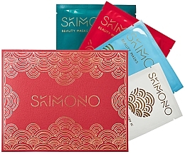 Fragrances, Perfumes, Cosmetics Set - Skimono Radiance Spa Gift Pack (f/mask/25g + foot/mask/16g + f/mask/14g + eye/mask/5ml)