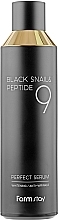 Face Serum with Black Snail Extract & Peptides - Farmstay Black Snail & Peptide 9 Perfect Serum — photo N2