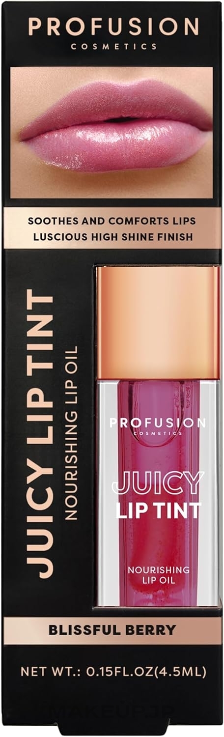 Moisturizing Lip Tint - Profusion Juicy Lip Tint Nourishing Lip Oil — photo Blissfull Berry