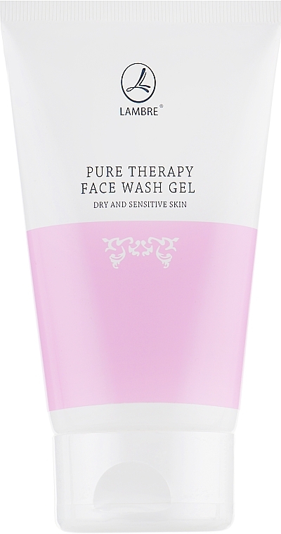 Face Cleansing Gel for Dry & Sensitive Skin - Lambre Pure Therapy Face Wash Gel Dry And Sensitive Skin — photo N1