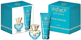 Fragrances, Perfumes, Cosmetics Versace Dylan Turquoise Pour Femme - Set (edt/50ml + b/gel/100ml)