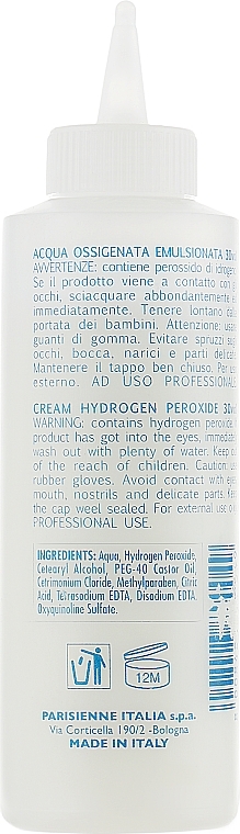Oxydant Emulsion 30 Vol - Parisienne Italia Acqua Ossigenata Emulsionata — photo N2