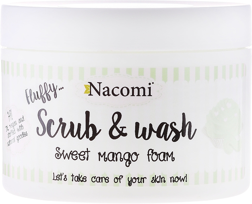 Washing Peeling Foam "Mango" - Nacomi Scrub and Wash Sweet Mango Foam — photo N1