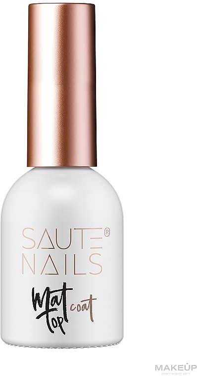 GIFT! Nail Top Coat - Saute Nails Top Coat No Wipe Matt — photo N1