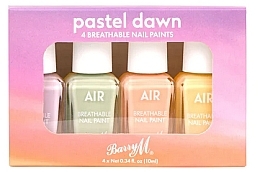 Nail Polish Set, 4 pcs. - Barry M Pastel Dawn Nail Paint Gift Set — photo N1