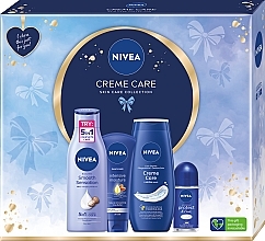 Set - NIVEA Creme Care (h/cr/100ml + sh/gel/250ml + deo/50ml + b/milk/250ml) — photo N1