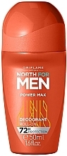 Fragrances, Perfumes, Cosmetics Roll-On Deodorant - Oriflame North for Men Power Max