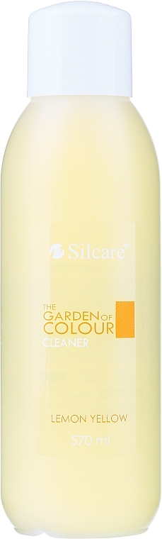 Nail Degreaser - Silcare The Garden of Colour Cleaner Lemon Yellow — photo N1