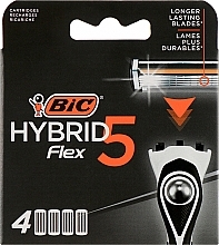 Replaceable Shaving Cassettes - Bic Flex 5 Hybrid — photo N1