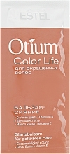 Fragrances, Perfumes, Cosmetics Shine Conditioner for Colored Hair - Estel Professional Otium Color Life Balm (prybka)