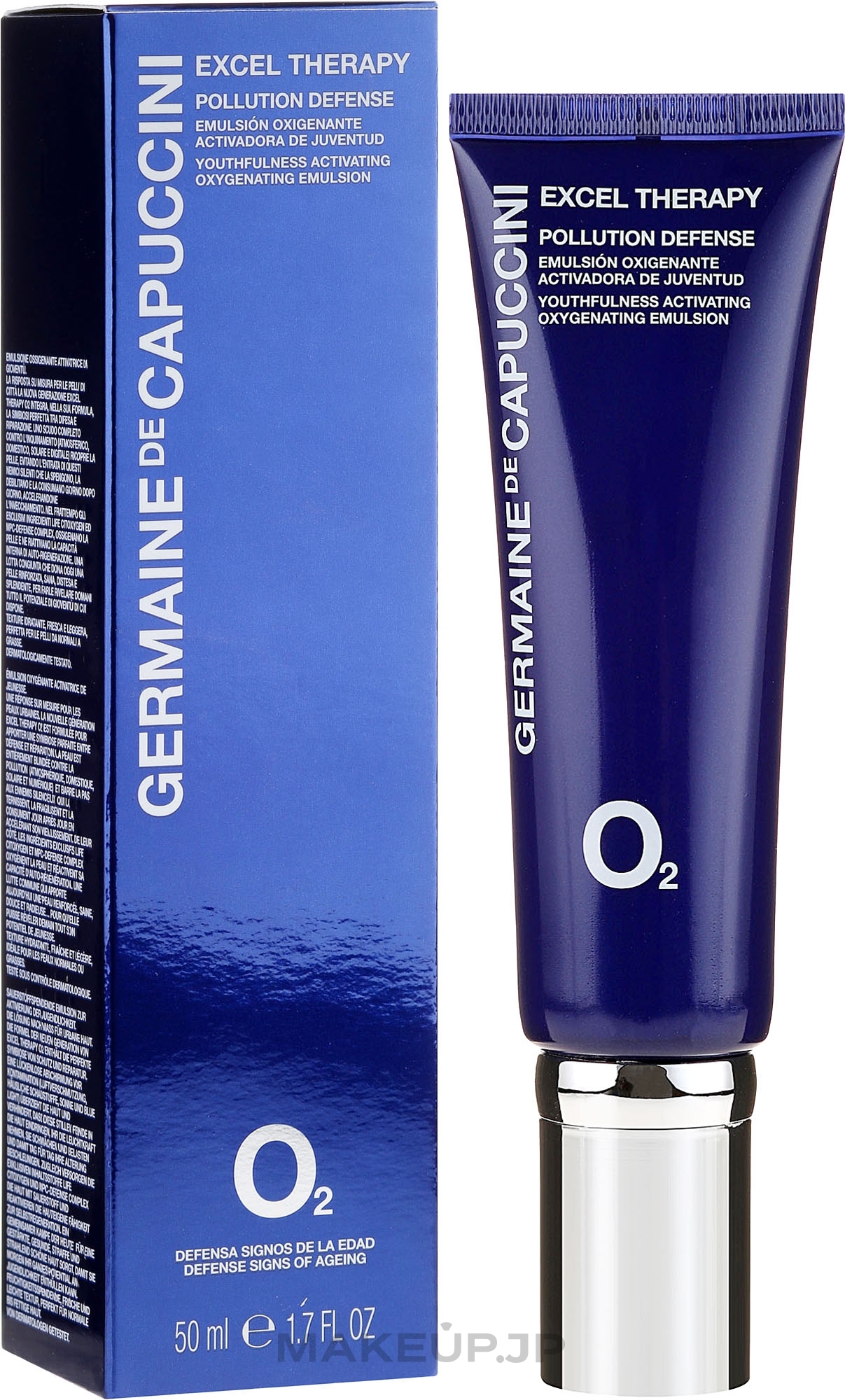 O2 Face Emulsion - Germaine de Capuccini Excel Therapy O2 Pollution Defense Emulsion — photo 50 ml