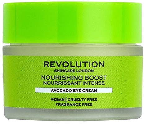 Eye Cream with Avocado - Revolution Skincare Nourishing Boost Avocado Eye Cream — photo N1