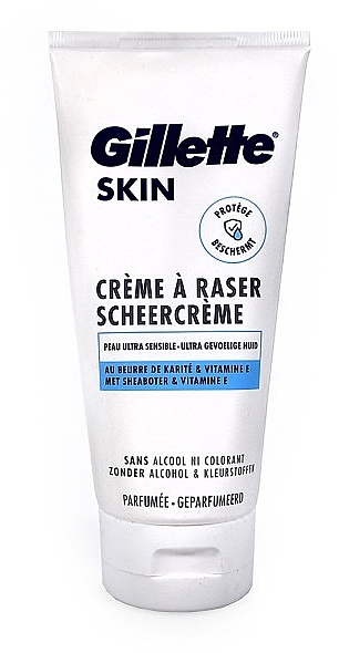 Shaving Cream - Gillette Skin Ultra Sensitive Shaving Cream — photo N1