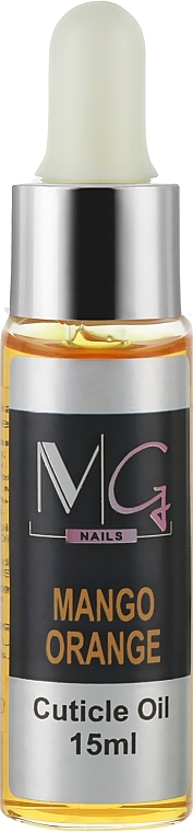 Cuticle Oil with Dropper - MG Nails Mango Orange Cuticle Oil — photo N1
