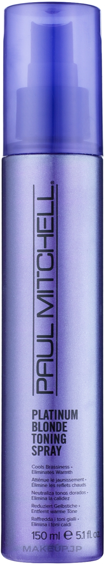 Spray Conditioner for Light, Grey and Bleached Hair - Paul Mitchell Platinum Blonde Toning Spray — photo 150 ml