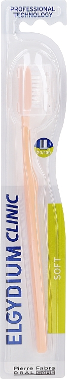 Preventive Protective Toothbrush 20/100, orange - Elgydium Clinic 20/100 — photo N1