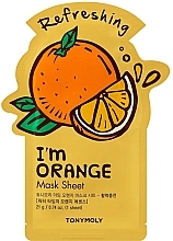 Fragrances, Perfumes, Cosmetics Orange Extract Sheet Face Mask - Tony Moly I Am Orange Mask Sheet