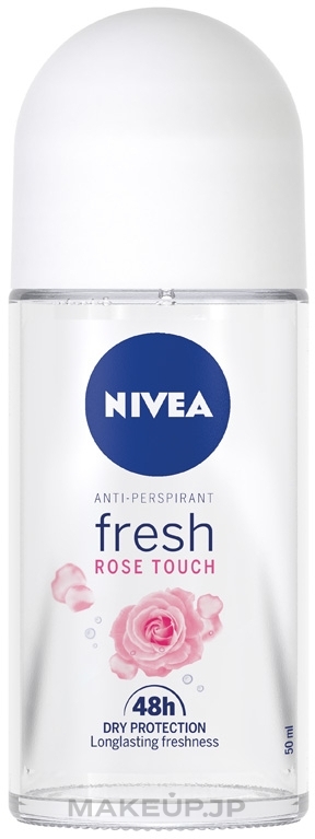Roll-On Antiperspirant Deodorant - Nivea Fresh Rose Touch Anti-Perspirant Roll-On — photo 50 ml