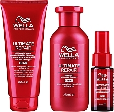 Set - Wella Professionals Ultimate Repair (shm/250ml + h/cond/200ml + h/ser/30ml) — photo N2