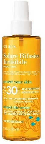 Body Spray - Pupa Milano Solare Bifasico Invisibile Spf 30 — photo N1