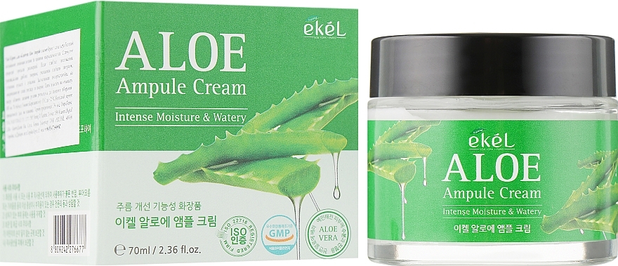 Aloe Ampoule Cream for Face - Ekel Aloe Ampule Cream — photo N1