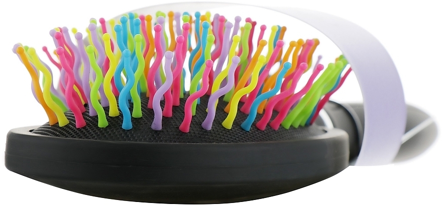 Hair Volume Brush "Rainbow Brush", black - Beauty Look — photo N2